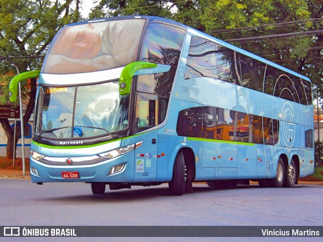 Viação Garcia 7287 na cidade de Sorocaba, São Paulo, Brasil, por Vinicius Martins. ID da foto: 8510168.