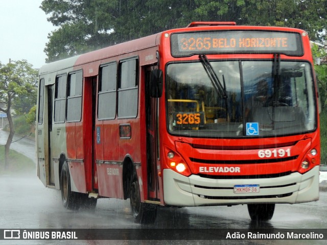 Viação Santa Edwiges 69191 na cidade de Belo Horizonte, Minas Gerais, Brasil, por Adão Raimundo Marcelino. ID da foto: 8511926.