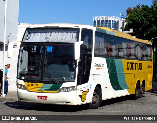 Empresa Gontijo de Transportes 20015 na cidade de Rio de Janeiro, Rio de Janeiro, Brasil, por Wallace Barcellos. ID da foto: 8511431.