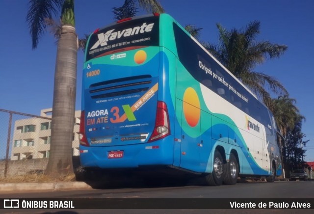 Viação Xavante 14000 na cidade de Taguatinga, Distrito Federal, Brasil, por Vicente de Paulo Alves. Número da foto: #8511438.