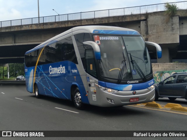 Viação Cometa 17239 na cidade de São Paulo, São Paulo, Brasil, por Rafael Lopes de Oliveira. ID da foto: 8539740.