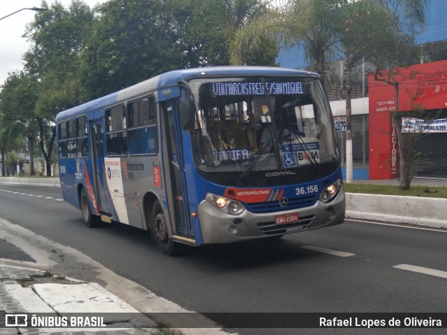 Vipol Transportes Rodoviários - TIPBUS - Transportes Intermunicipal 36.156 na cidade de São Paulo, São Paulo, Brasil, por Rafael Lopes de Oliveira. Número da foto: #8539735.