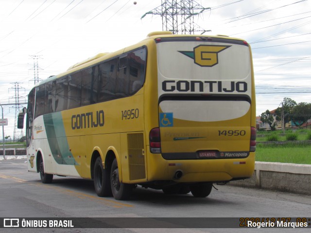 Empresa Gontijo de Transportes 14950 na cidade de São José dos Campos, São Paulo, Brasil, por Rogerio Marques. Número da foto: #8542748.