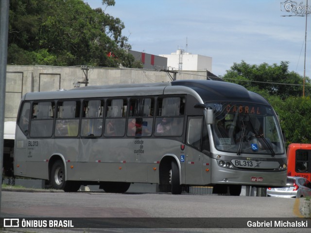 Transporte Coletivo Glória BL313 na cidade de Curitiba, Paraná, Brasil, por Gabriel Michalski. ID da foto: 8542522.