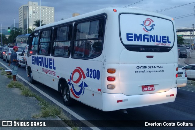 Emanuel Transportes 3200 na cidade de Cariacica, Espírito Santo, Brasil, por Everton Costa Goltara. ID da foto: 8542157.