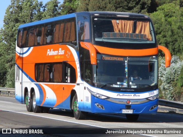 Pullman Bus 3968 na cidade de Chimbarongo, Colchagua, Libertador General Bernardo O'Higgins, Chile, por Jeremias Alejandro Medina Ramirez. ID da foto: 8542431.