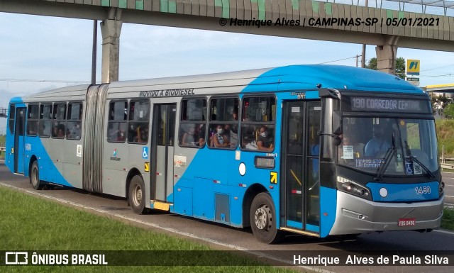 VB Transportes e Turismo 1450 na cidade de Campinas, São Paulo, Brasil, por Henrique Alves de Paula Silva. Número da foto: #8542605.