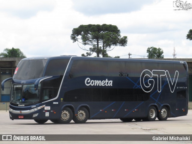 Viação Cometa 17301 na cidade de Curitiba, Paraná, Brasil, por Gabriel Michalski. Número da foto: #8542565.