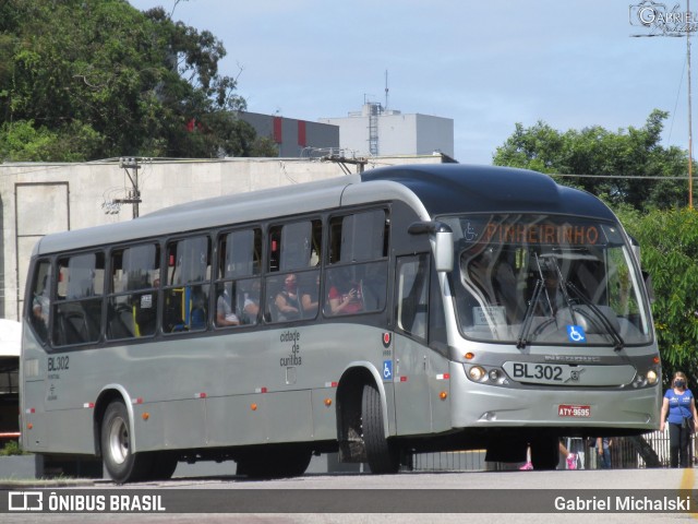 Transporte Coletivo Glória BL302 na cidade de Curitiba, Paraná, Brasil, por Gabriel Michalski. ID da foto: 8542471.