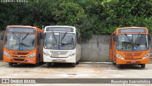 Auto Viação São Braz 21018 na cidade de Campo Magro, Paraná, Brasil, por Busologia Gabrielística. ID da foto: 8540151.