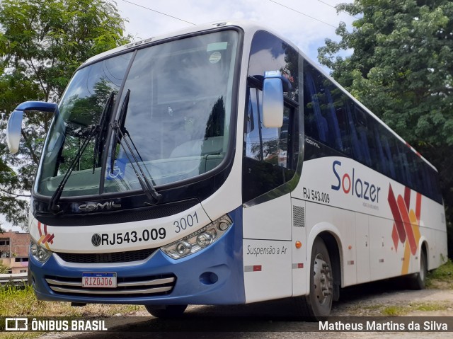 Solazer Transportes e Turismo RJ 543.009 na cidade de Volta Redonda, Rio de Janeiro, Brasil, por Matheus Martins da Silva. Número da foto: #8544157.