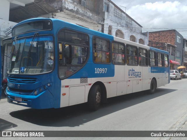 Concessionária Salvador Norte - CSN Transportes 10997 na cidade de Salvador, Bahia, Brasil, por Cauã Cauazinho. ID da foto: 8545830.