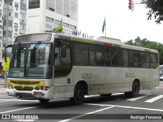 Transportes Vila Isabel A27671 na cidade de Rio de Janeiro, Rio de Janeiro, Brasil, por Rodrigo Fonseca. Número da foto: #8544000.