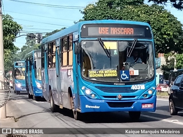 Salvadora Transportes > Transluciana 40318 na cidade de Belo Horizonte, Minas Gerais, Brasil, por Kaique Marquês Medeiros . ID da foto: 8544858.