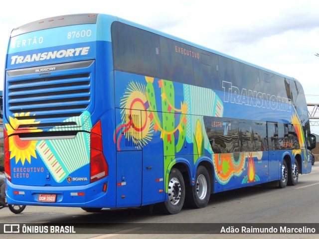 Transnorte - Transporte e Turismo Norte de Minas 87600 na cidade de Belo Horizonte, Minas Gerais, Brasil, por Adão Raimundo Marcelino. Número da foto: #8546334.