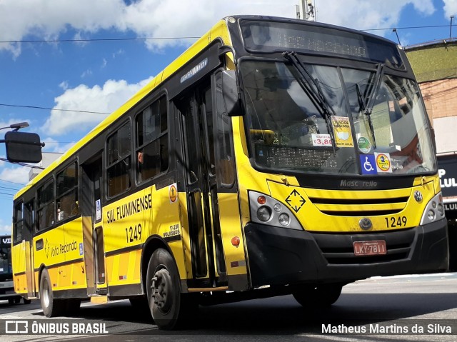 Viação Sul Fluminense 1249 na cidade de Volta Redonda, Rio de Janeiro, Brasil, por Matheus Martins da Silva. ID da foto: 8544129.