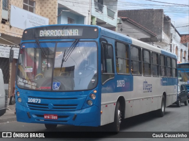 Concessionária Salvador Norte - CSN Transportes 10873 na cidade de Salvador, Bahia, Brasil, por Cauã Cauazinho. ID da foto: 8543191.