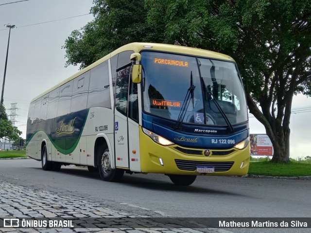 Brasil SA Transporte e Turismo RJ 122.096 na cidade de Campos dos Goytacazes, Rio de Janeiro, Brasil, por Matheus Martins da Silva. ID da foto: 8544100.