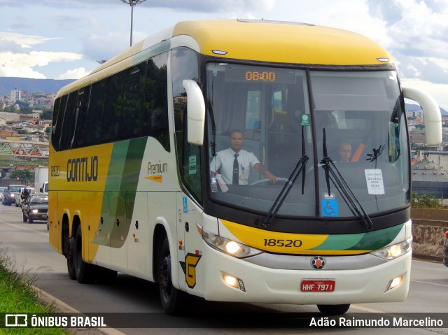 Empresa Gontijo de Transportes 18520 na cidade de Belo Horizonte, Minas Gerais, Brasil, por Adão Raimundo Marcelino. ID da foto: 8546273.