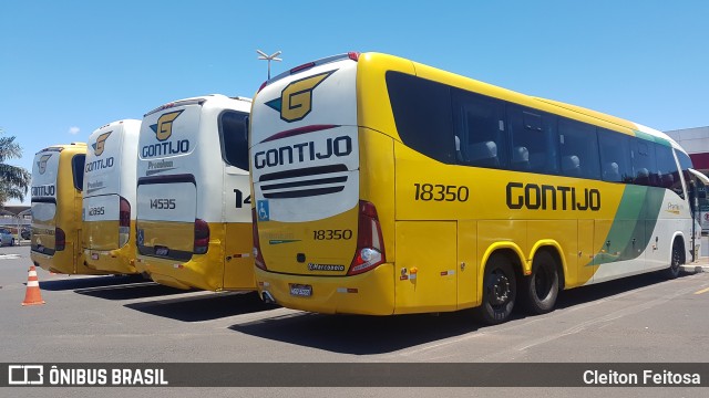 Empresa Gontijo de Transportes 18350 na cidade de Ribeirão Preto, São Paulo, Brasil, por Cleiton Feitosa. ID da foto: 8546180.