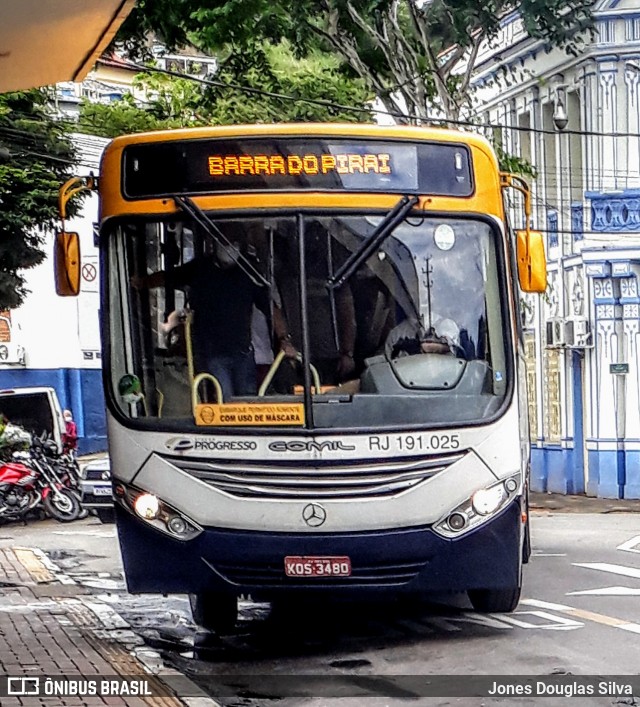 Viação Progresso RJ 191.025 na cidade de Vassouras, Rio de Janeiro, Brasil, por Jones Douglas Silva. ID da foto: 8545362.