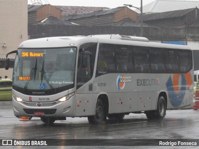 Coesa Transportes RJ 117.139 na cidade de Rio de Janeiro, Rio de Janeiro, Brasil, por Rodrigo Fonseca. Número da foto: #8544068.