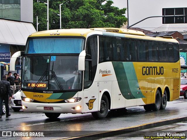 Empresa Gontijo de Transportes 14725 na cidade de Rio de Janeiro, Rio de Janeiro, Brasil, por Luiz Krolman. ID da foto: 8545151.