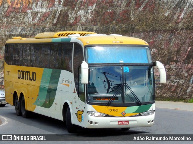 Empresa Gontijo de Transportes 17110 na cidade de Belo Horizonte, Minas Gerais, Brasil, por Adão Raimundo Marcelino. ID da foto: 8546297.