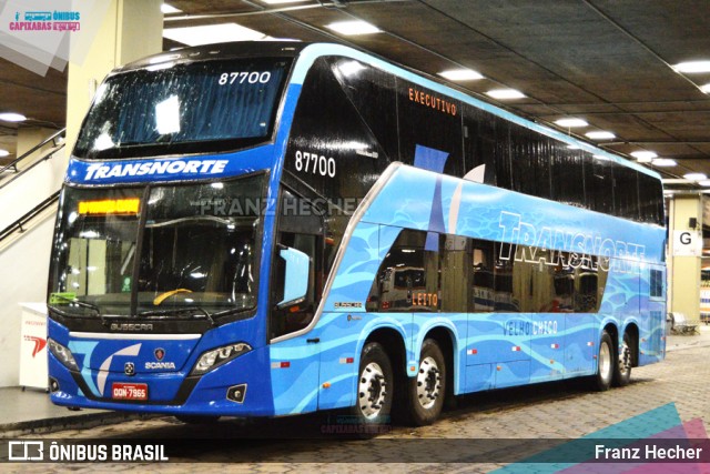 Transnorte - Transporte e Turismo Norte de Minas 87700 na cidade de Belo Horizonte, Minas Gerais, Brasil, por Franz Hecher. Número da foto: #8544417.