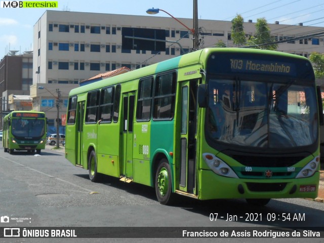 EMVIPI - Empresa Viação Piauí 01089 na cidade de Teresina, Piauí, Brasil, por Francisco de Assis Rodrigues da Silva. Número da foto: #8543147.