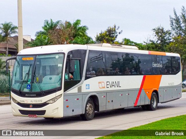 Evanil Transportes e Turismo RJ 132.072 na cidade de Rio de Janeiro, Rio de Janeiro, Brasil, por Gabriel Brook. Número da foto: #8544664.