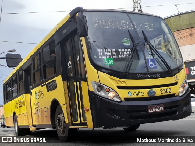 Viação Elite 2300 na cidade de Volta Redonda, Rio de Janeiro, Brasil, por Matheus Martins da Silva. ID da foto: 8544145.