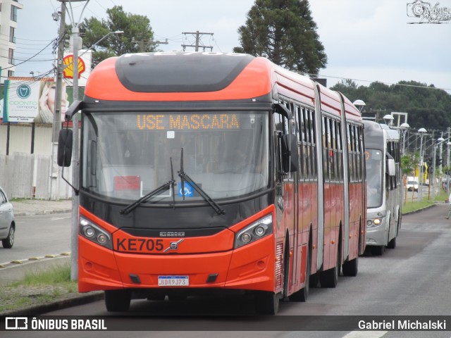 Viação Tamandaré KE705 na cidade de Curitiba, Paraná, Brasil, por Gabriel Michalski. ID da foto: 8544476.