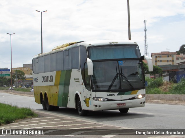 Empresa Gontijo de Transportes 14105 na cidade de Belo Horizonte, Minas Gerais, Brasil, por Douglas Célio Brandao. ID da foto: 8545553.