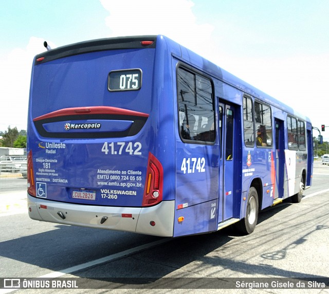 Radial Transporte Coletivo 41.742 na cidade de Itaquaquecetuba, São Paulo, Brasil, por Sérgiane Gisele da Silva. Número da foto: #8548441.