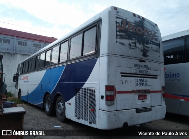 Jhony Turismo 990 na cidade de Nova Serrana, Minas Gerais, Brasil, por Vicente de Paulo Alves. ID da foto: 8546958.