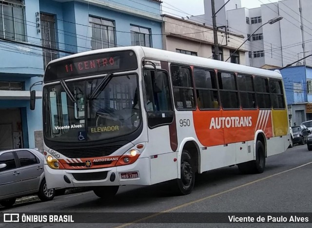 Autotrans > Turilessa 950 na cidade de Lavras, Minas Gerais, Brasil, por Vicente de Paulo Alves. ID da foto: 8548135.