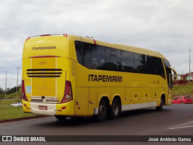 Viação Itapemirim 60025 na cidade de Gama, Distrito Federal, Brasil, por José Antônio Gama. Número da foto: #8547363.