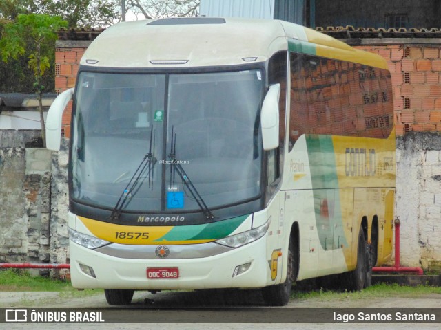 Empresa Gontijo de Transportes 18575 na cidade de Eunápolis, Bahia, Brasil, por Iago Santos Santana. ID da foto: 8548626.