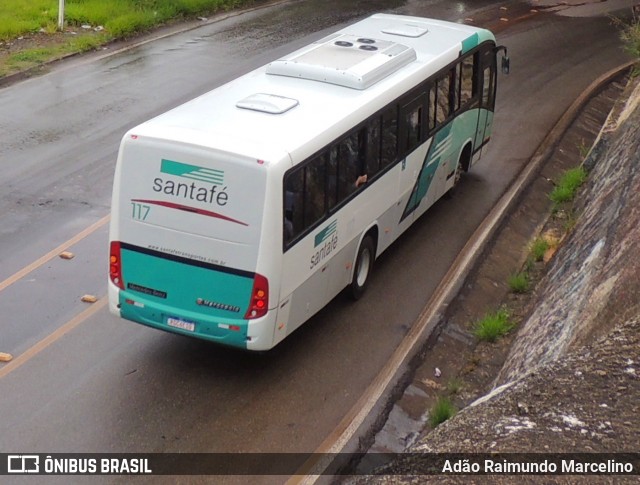 Santa Fé Transportes 117 na cidade de Belo Horizonte, Minas Gerais, Brasil, por Adão Raimundo Marcelino. ID da foto: 8549314.