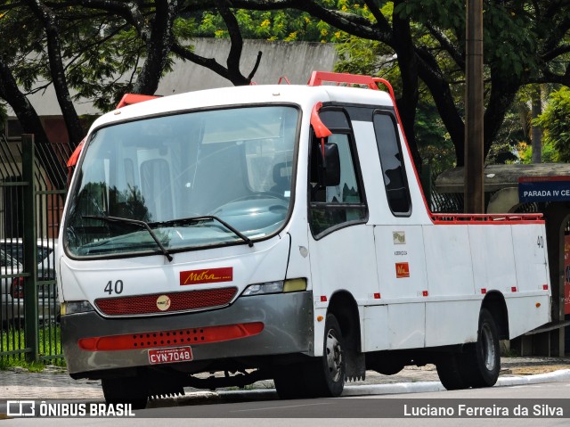 Metra - Sistema Metropolitano de Transporte 40 na cidade de Santo André, São Paulo, Brasil, por Luciano Ferreira da Silva. ID da foto: 8549020.