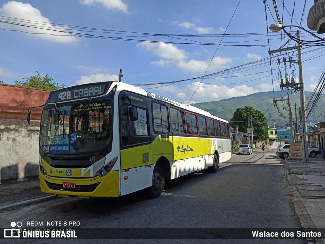 Viação Nilopolitana RJ 123.041 na cidade de Nova Iguaçu, Rio de Janeiro, Brasil, por Walace dos Santos. Número da foto: #8547587.
