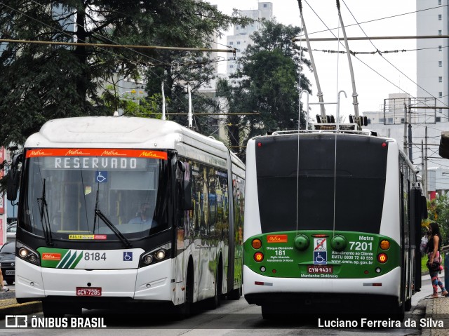 Metra - Sistema Metropolitano de Transporte 7201 na cidade de Santo André, São Paulo, Brasil, por Luciano Ferreira da Silva. Número da foto: #8549029.