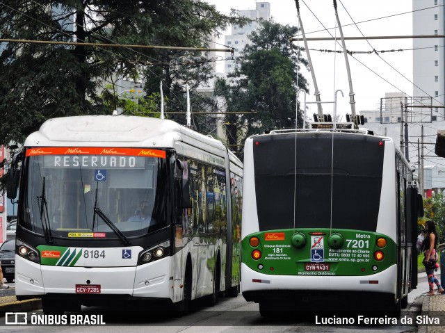 Metra - Sistema Metropolitano de Transporte 7201 na cidade de Santo André, São Paulo, Brasil, por Luciano Ferreira da Silva. ID da foto: 8549029.