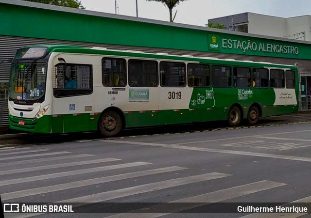 Expresso Caribus Transportes 3019 na cidade de Cuiabá, Mato Grosso, Brasil, por Guilherme Henrique. ID da foto: 8546671.