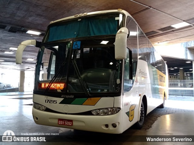 Empresa Gontijo de Transportes 17215 na cidade de Belo Horizonte, Minas Gerais, Brasil, por Wanderson Severino. Número da foto: #8552215.
