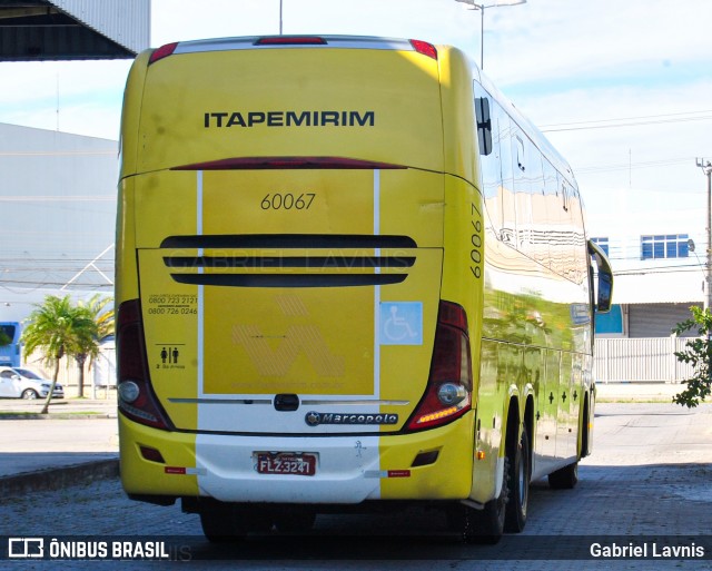 Viação Itapemirim 60067 na cidade de Vila Velha, Espírito Santo, Brasil, por Gabriel Lavnis. Número da foto: #8552309.