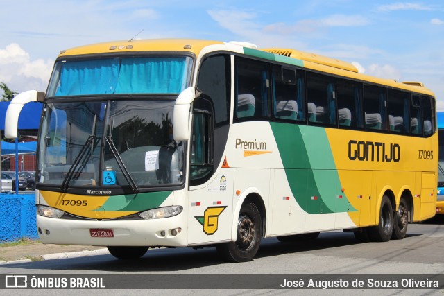 Empresa Gontijo de Transportes 17095 na cidade de São Paulo, São Paulo, Brasil, por José Augusto de Souza Oliveira. ID da foto: 8551845.