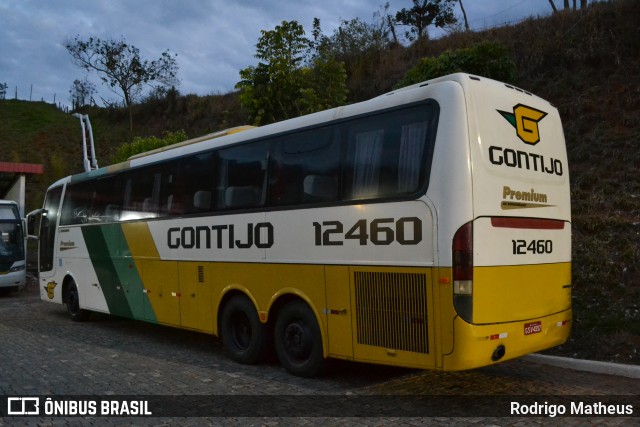 Empresa Gontijo de Transportes 12460 na cidade de João Monlevade, Minas Gerais, Brasil, por Rodrigo Matheus. ID da foto: 8551543.