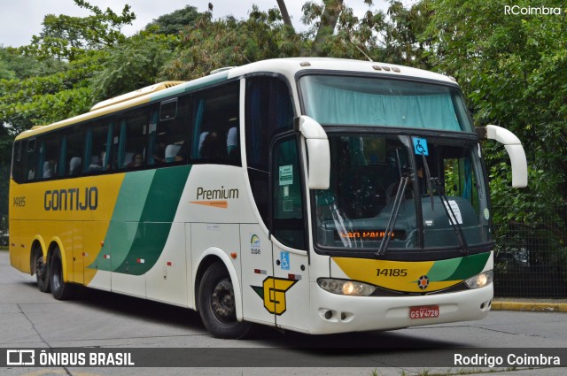 Empresa Gontijo de Transportes 14185 na cidade de São Paulo, São Paulo, Brasil, por Rodrigo Coimbra. ID da foto: 8551455.